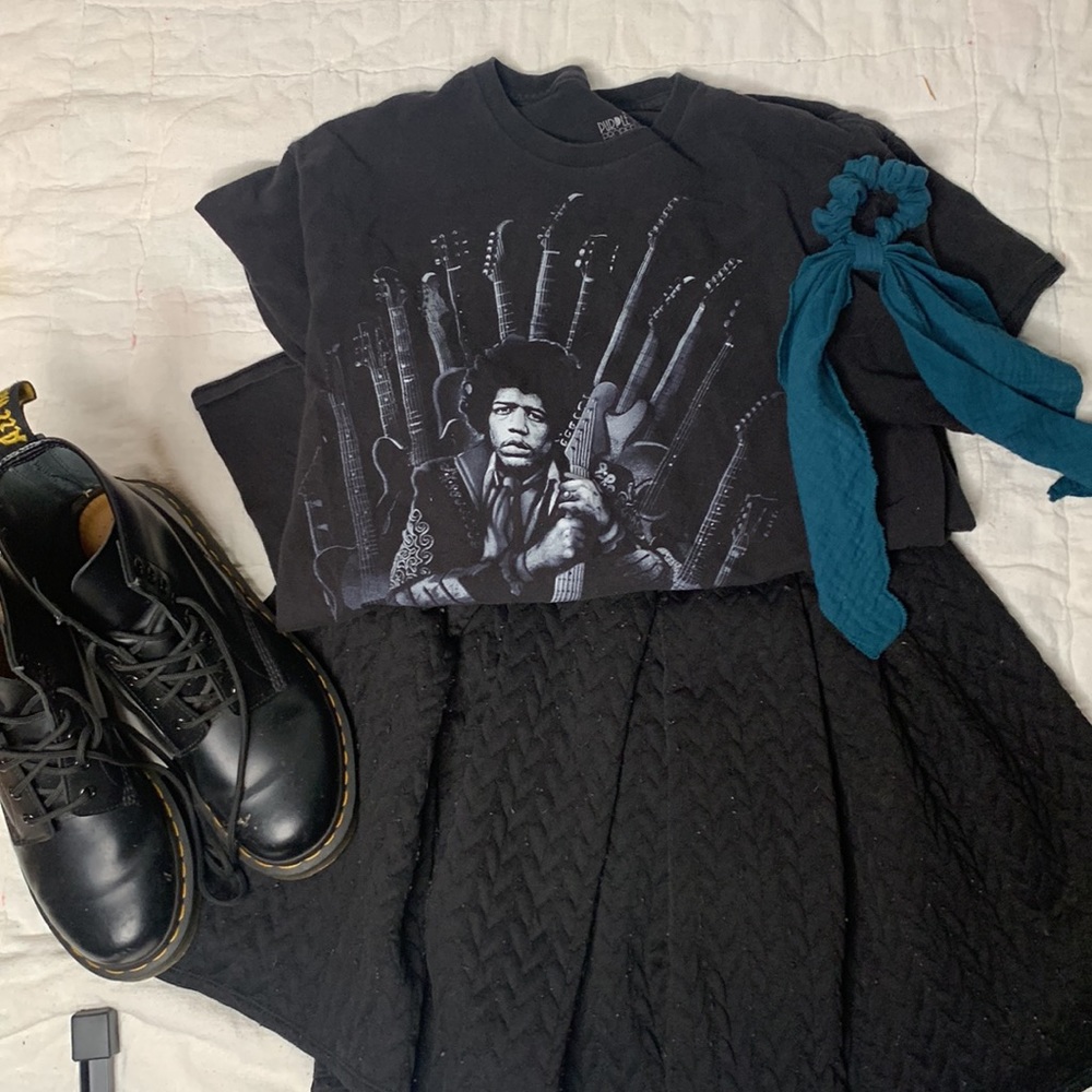 Black Skater Skirt